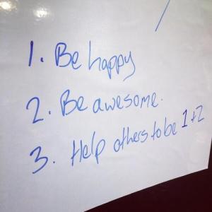 Be awesome